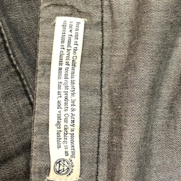 Los Angeles Third & Army Denim Co. Men’s Laundered Shirt - Picture 10 of 12